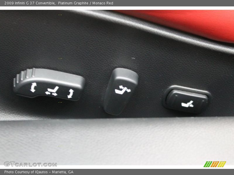 Platinum Graphite / Monaco Red 2009 Infiniti G 37 Convertible