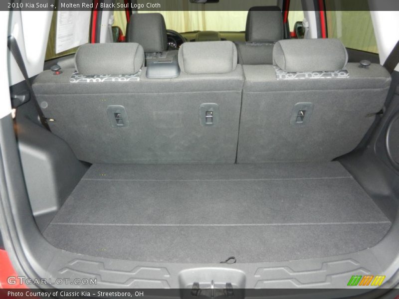 Molten Red / Black Soul Logo Cloth 2010 Kia Soul +