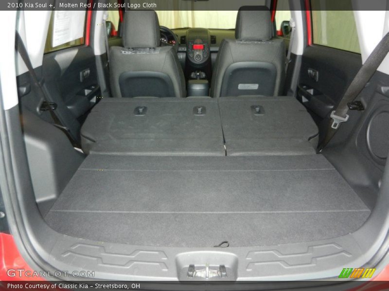 Molten Red / Black Soul Logo Cloth 2010 Kia Soul +