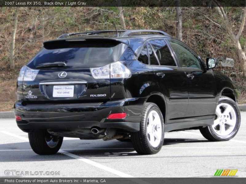 Black Onyx / Light Gray 2007 Lexus RX 350