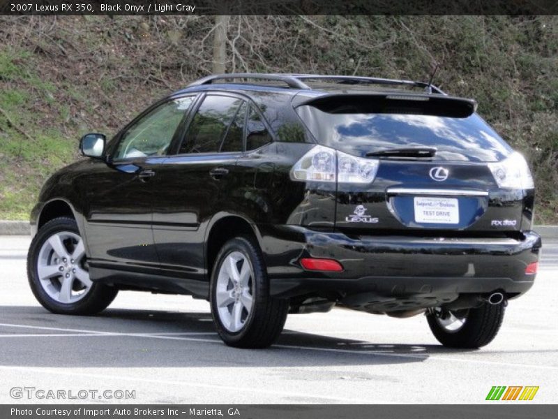 Black Onyx / Light Gray 2007 Lexus RX 350