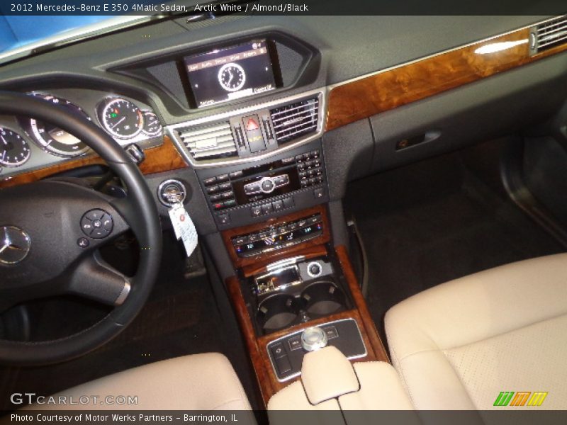 Arctic White / Almond/Black 2012 Mercedes-Benz E 350 4Matic Sedan
