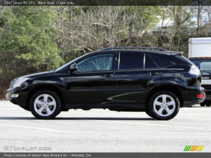 Black Onyx / Light Gray 2007 Lexus RX 350