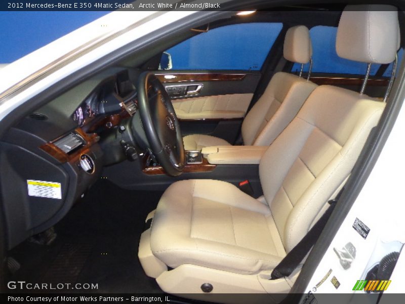 Arctic White / Almond/Black 2012 Mercedes-Benz E 350 4Matic Sedan