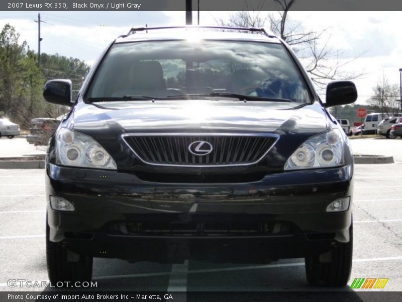 Black Onyx / Light Gray 2007 Lexus RX 350