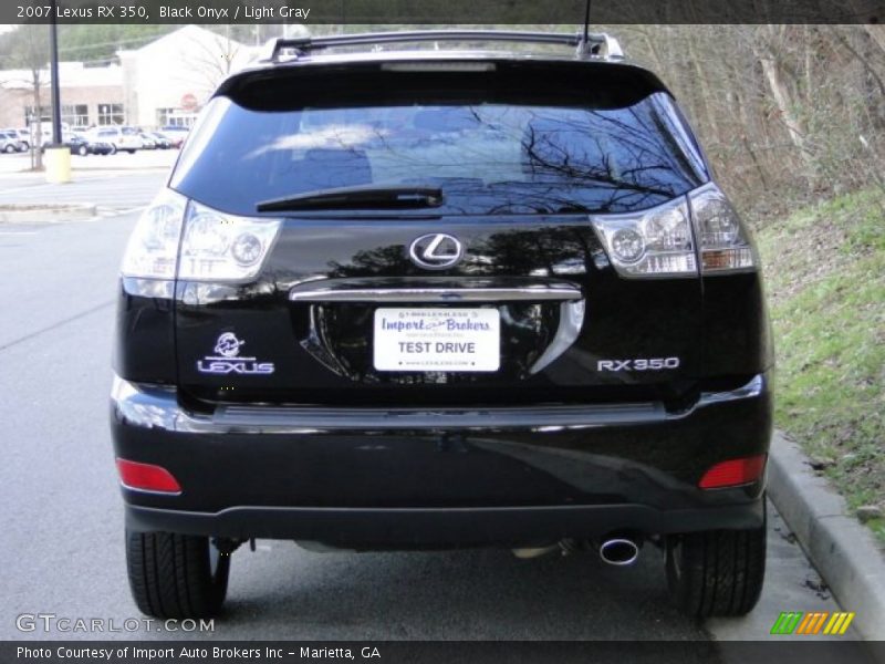 Black Onyx / Light Gray 2007 Lexus RX 350