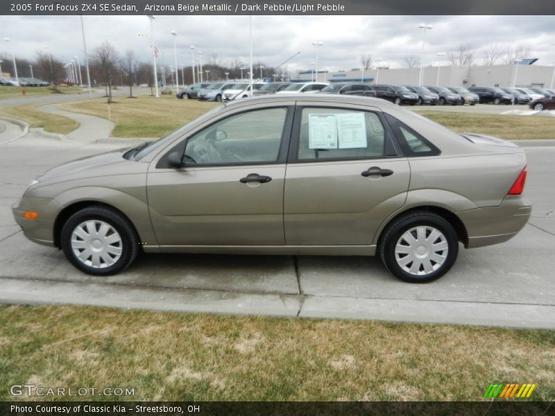 Arizona Beige Metallic / Dark Pebble/Light Pebble 2005 Ford Focus ZX4 SE Sedan