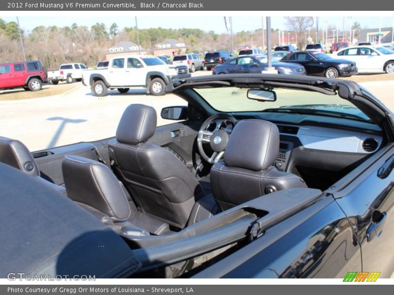Black / Charcoal Black 2012 Ford Mustang V6 Premium Convertible