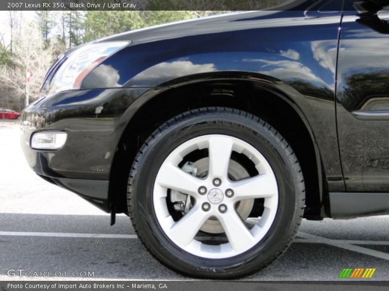 Black Onyx / Light Gray 2007 Lexus RX 350