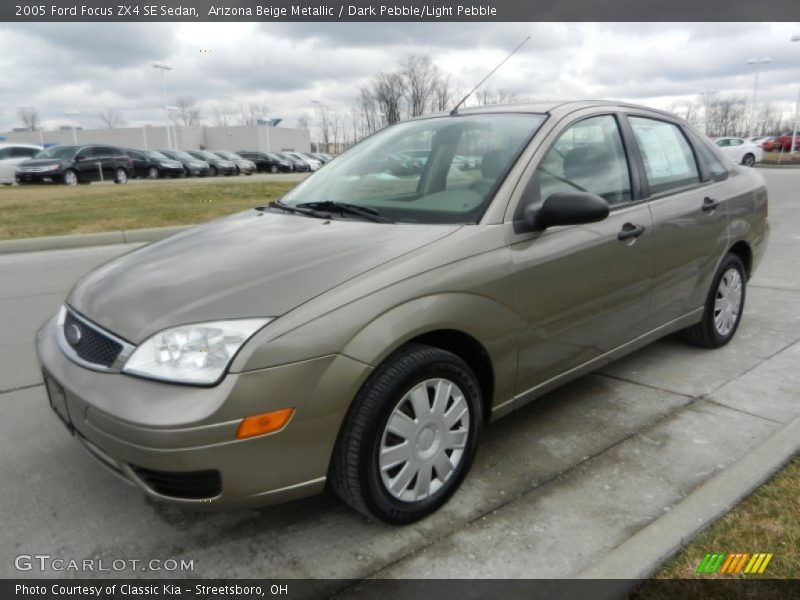 Arizona Beige Metallic / Dark Pebble/Light Pebble 2005 Ford Focus ZX4 SE Sedan