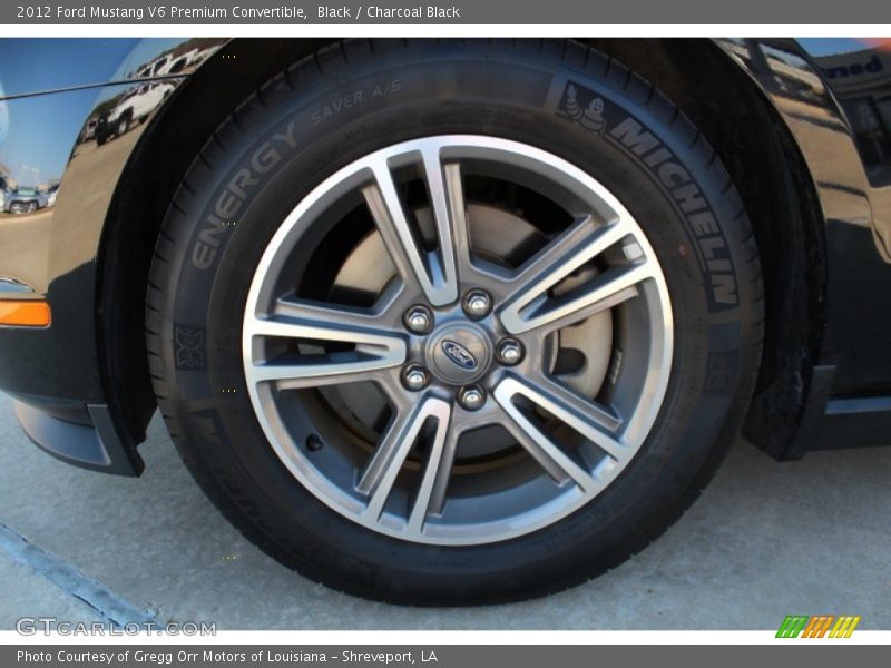 Black / Charcoal Black 2012 Ford Mustang V6 Premium Convertible