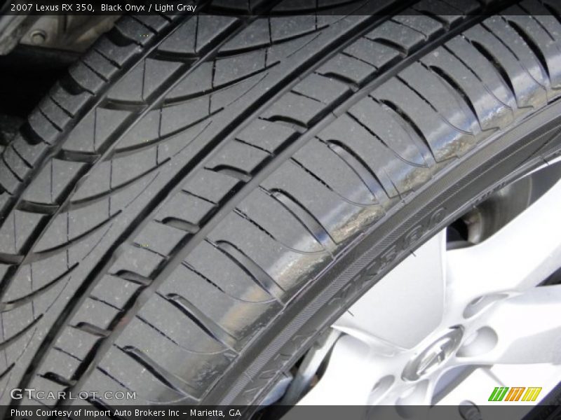 Black Onyx / Light Gray 2007 Lexus RX 350