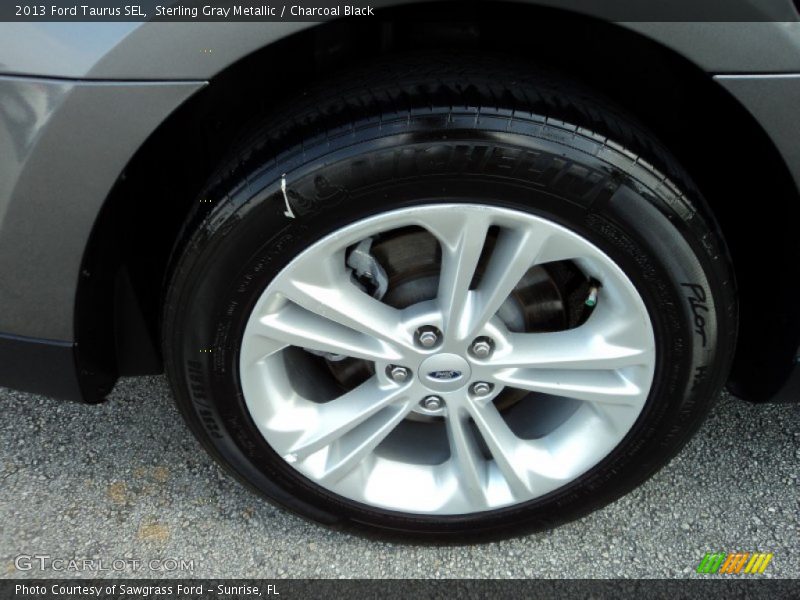 Sterling Gray Metallic / Charcoal Black 2013 Ford Taurus SEL
