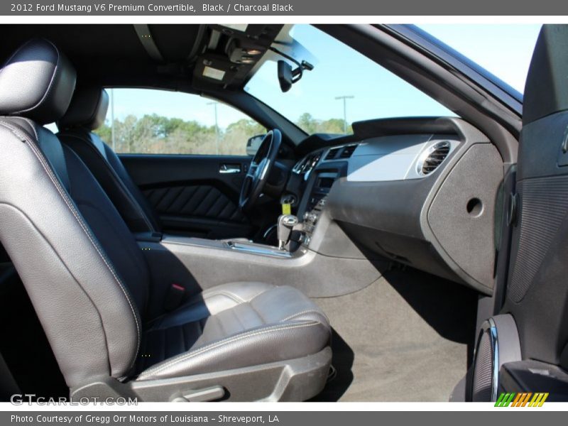 Black / Charcoal Black 2012 Ford Mustang V6 Premium Convertible