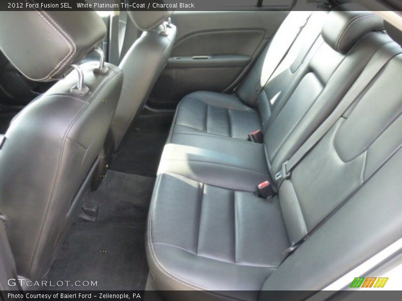 Rear Seat of 2012 Fusion SEL