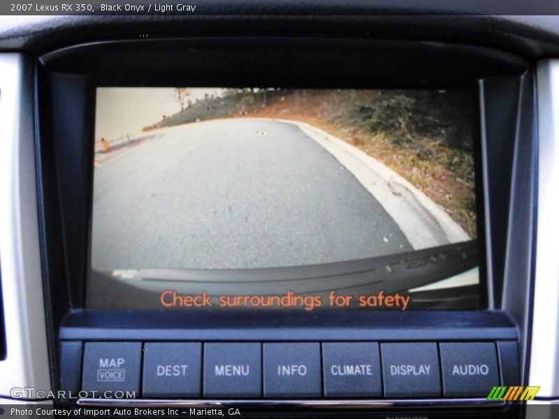 Black Onyx / Light Gray 2007 Lexus RX 350