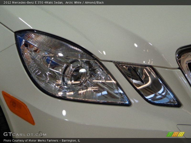 Arctic White / Almond/Black 2012 Mercedes-Benz E 350 4Matic Sedan