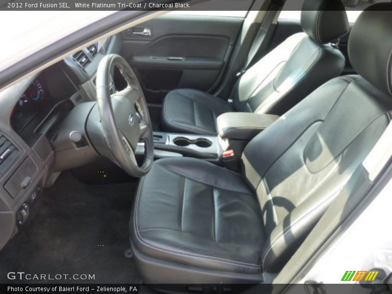 Front Seat of 2012 Fusion SEL