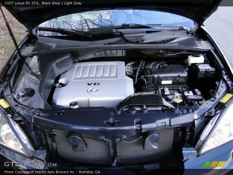 Black Onyx / Light Gray 2007 Lexus RX 350