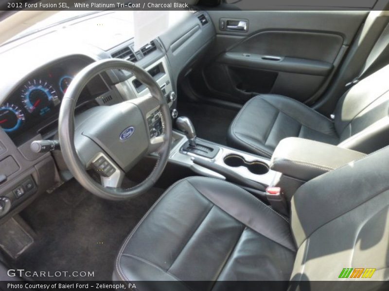 Charcoal Black Interior - 2012 Fusion SEL 