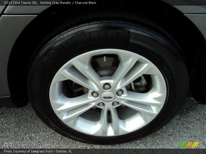 Sterling Gray Metallic / Charcoal Black 2013 Ford Taurus SEL