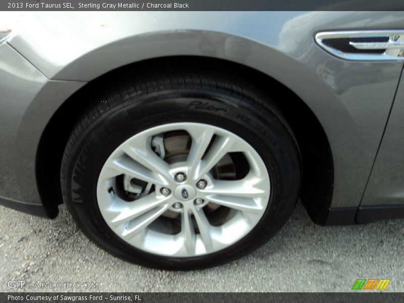 Sterling Gray Metallic / Charcoal Black 2013 Ford Taurus SEL