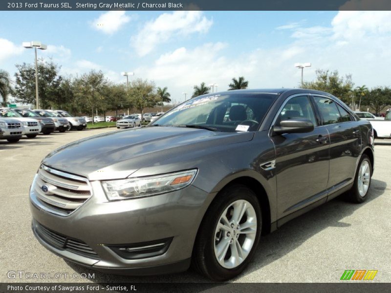 Sterling Gray Metallic / Charcoal Black 2013 Ford Taurus SEL