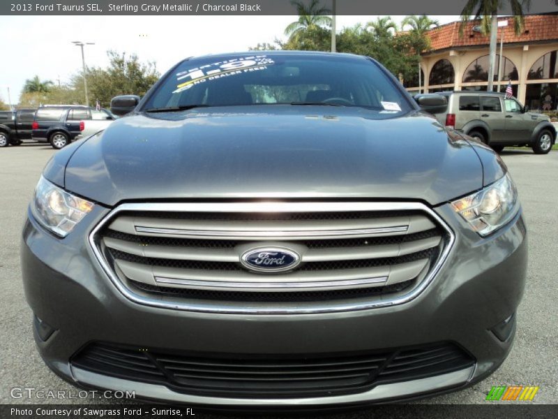 Sterling Gray Metallic / Charcoal Black 2013 Ford Taurus SEL