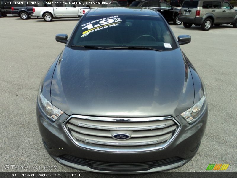 Sterling Gray Metallic / Charcoal Black 2013 Ford Taurus SEL