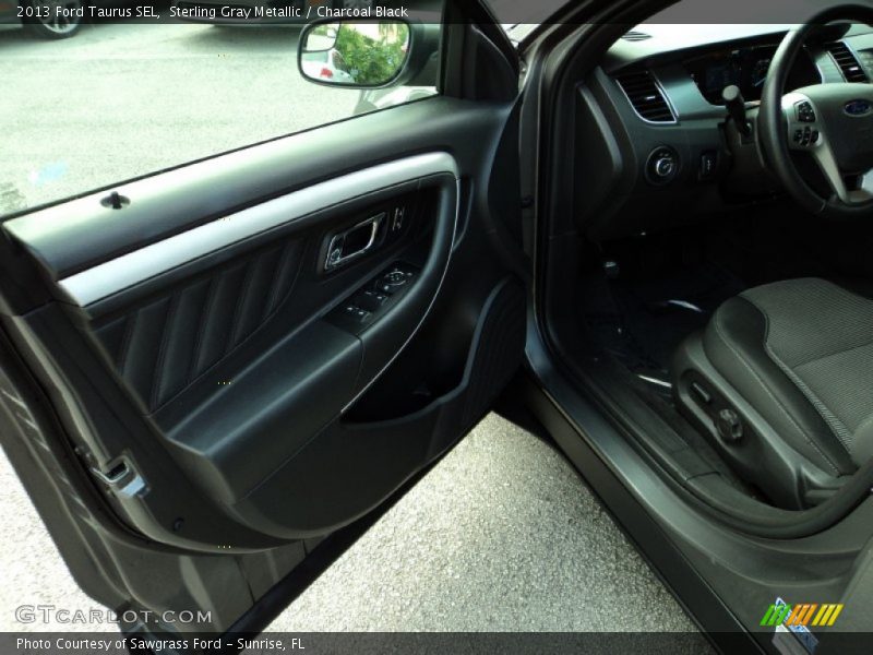 Sterling Gray Metallic / Charcoal Black 2013 Ford Taurus SEL