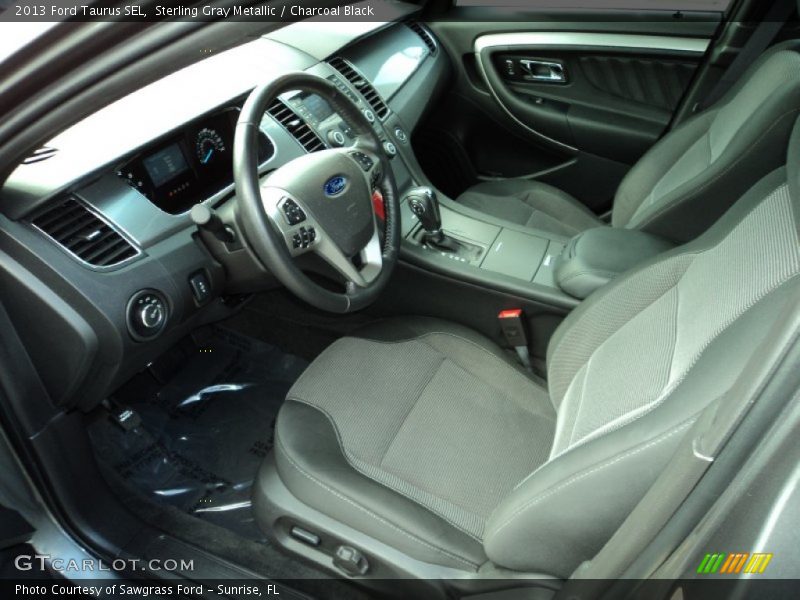 Sterling Gray Metallic / Charcoal Black 2013 Ford Taurus SEL