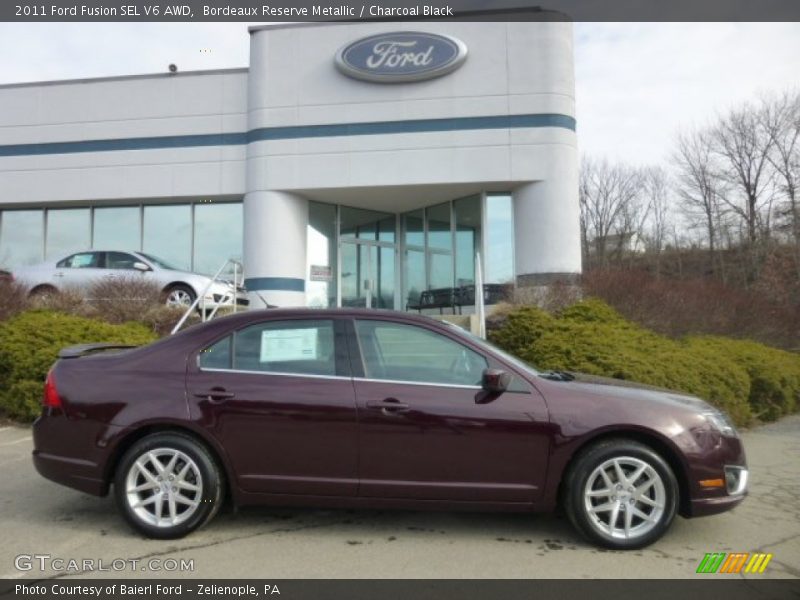 Bordeaux Reserve Metallic / Charcoal Black 2011 Ford Fusion SEL V6 AWD