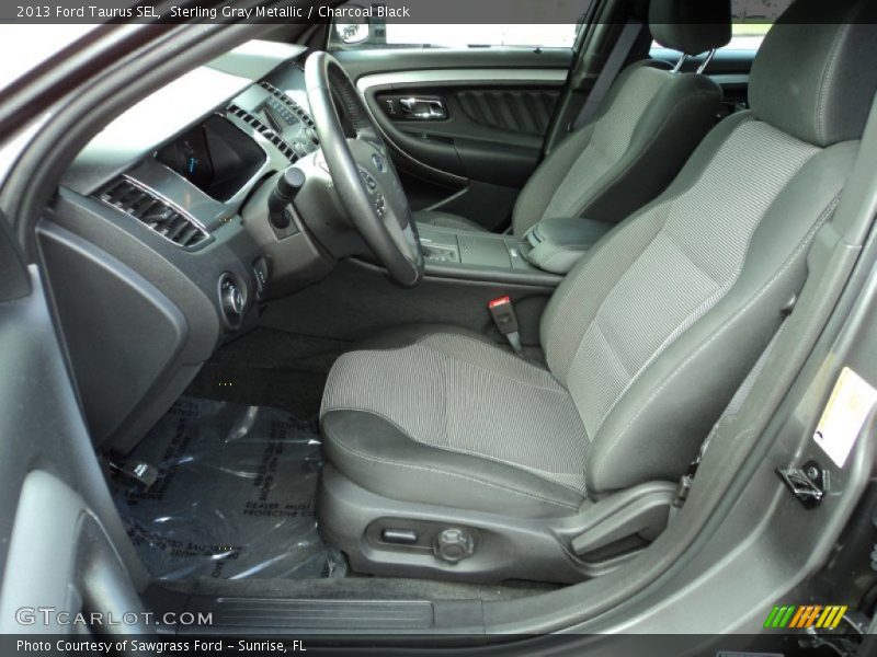 Sterling Gray Metallic / Charcoal Black 2013 Ford Taurus SEL