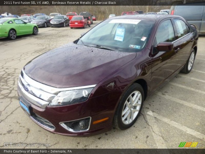 Bordeaux Reserve Metallic / Charcoal Black 2011 Ford Fusion SEL V6 AWD