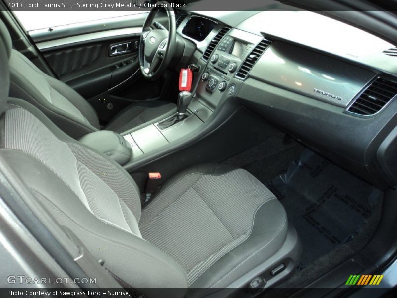 Sterling Gray Metallic / Charcoal Black 2013 Ford Taurus SEL