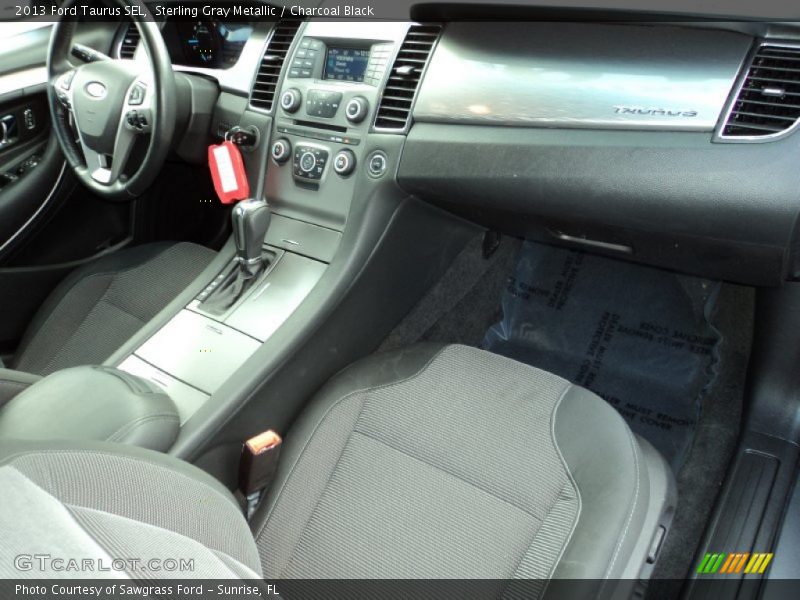 Sterling Gray Metallic / Charcoal Black 2013 Ford Taurus SEL