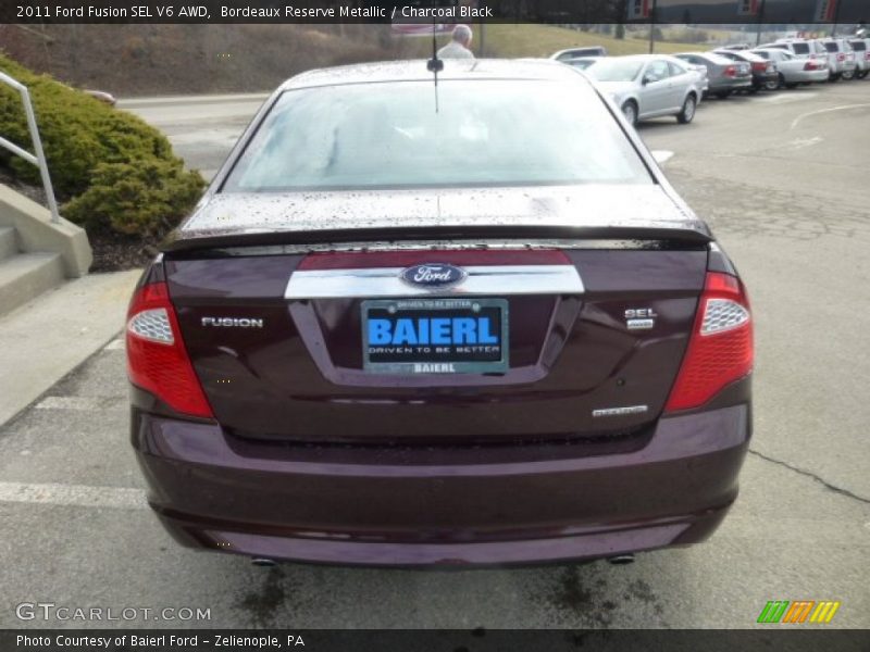 Bordeaux Reserve Metallic / Charcoal Black 2011 Ford Fusion SEL V6 AWD