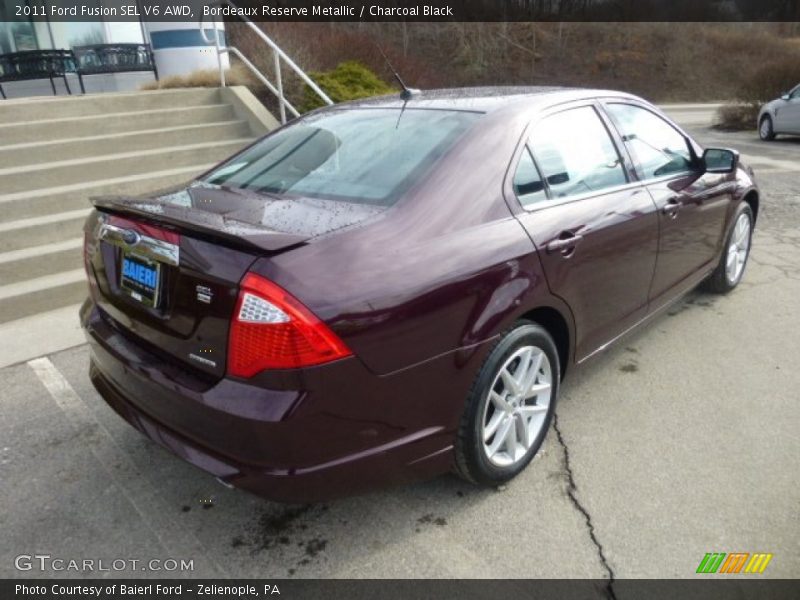Bordeaux Reserve Metallic / Charcoal Black 2011 Ford Fusion SEL V6 AWD