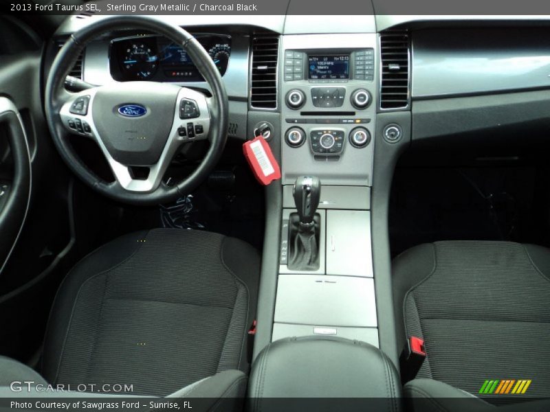 Sterling Gray Metallic / Charcoal Black 2013 Ford Taurus SEL