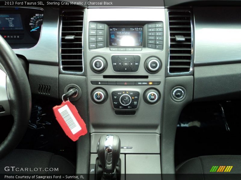 Sterling Gray Metallic / Charcoal Black 2013 Ford Taurus SEL