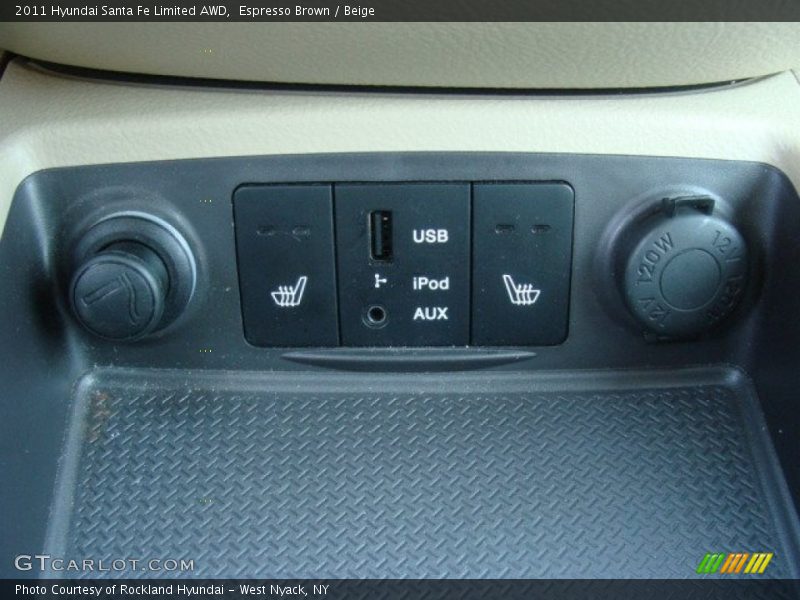 Espresso Brown / Beige 2011 Hyundai Santa Fe Limited AWD