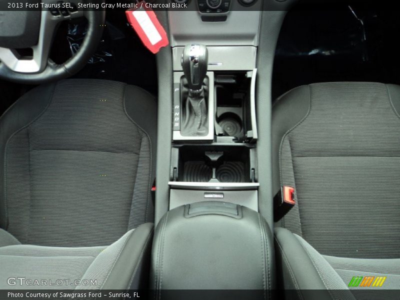 Sterling Gray Metallic / Charcoal Black 2013 Ford Taurus SEL