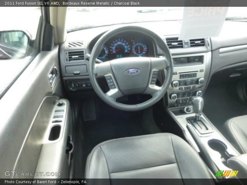 Bordeaux Reserve Metallic / Charcoal Black 2011 Ford Fusion SEL V6 AWD