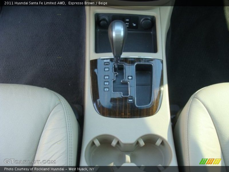 Espresso Brown / Beige 2011 Hyundai Santa Fe Limited AWD