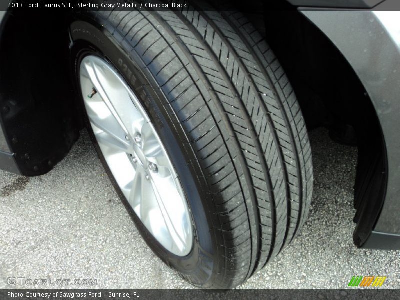 Sterling Gray Metallic / Charcoal Black 2013 Ford Taurus SEL