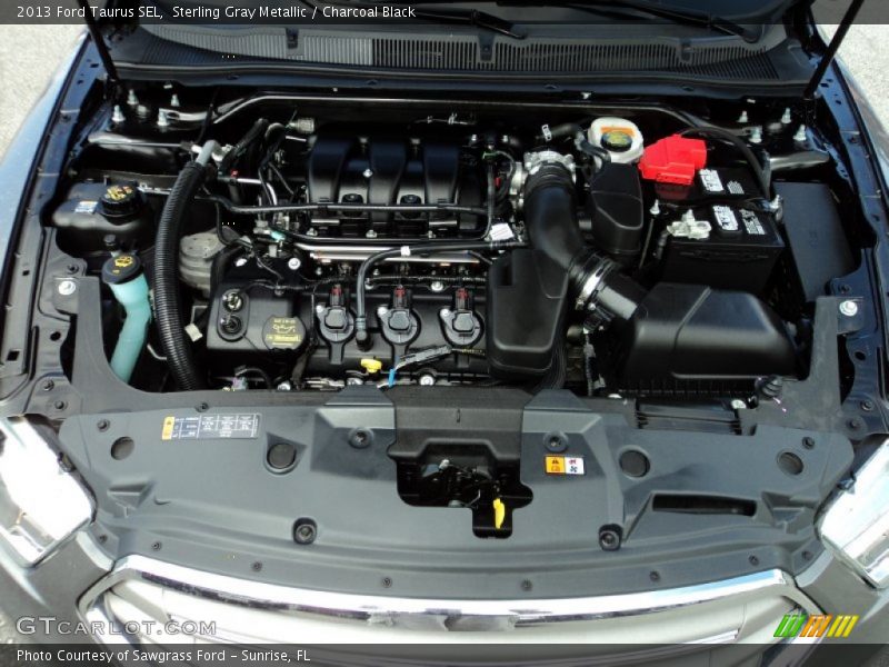 Sterling Gray Metallic / Charcoal Black 2013 Ford Taurus SEL