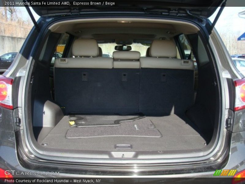 Espresso Brown / Beige 2011 Hyundai Santa Fe Limited AWD