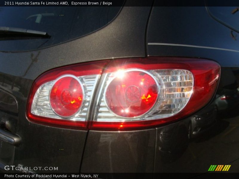 Espresso Brown / Beige 2011 Hyundai Santa Fe Limited AWD