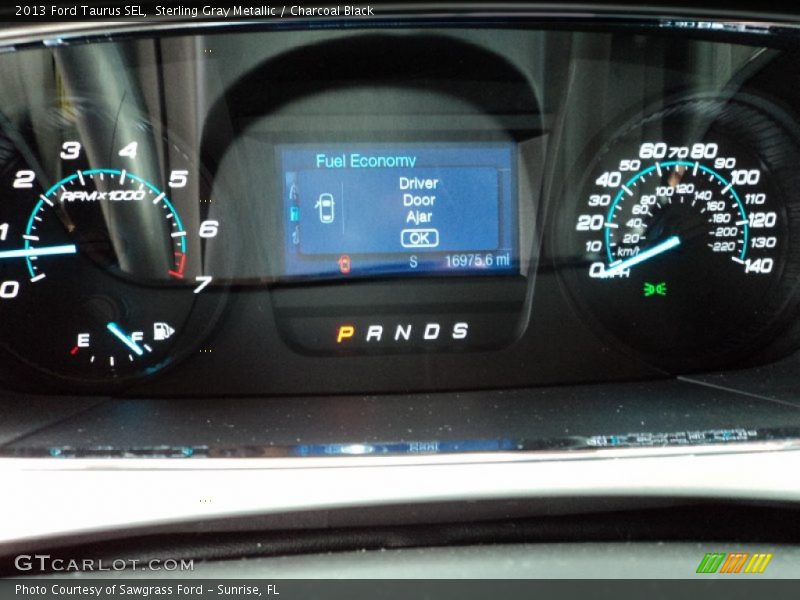 Sterling Gray Metallic / Charcoal Black 2013 Ford Taurus SEL