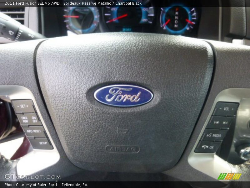 Bordeaux Reserve Metallic / Charcoal Black 2011 Ford Fusion SEL V6 AWD